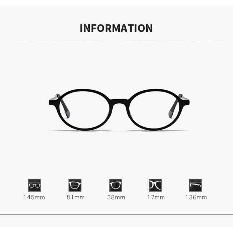 Retro Oval Photochromic Myopia Glasses Women Fashion Decorative Blue Light Blocking Eyeglasses with diopter 0 +1.0 +1.5+2.5+4.0