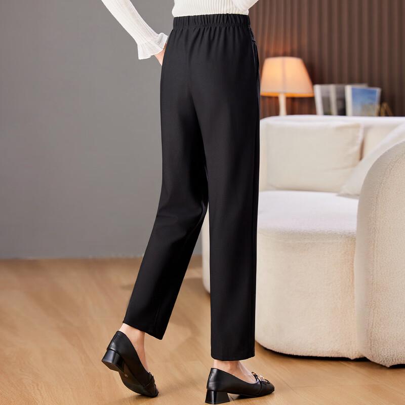 Paster Women's Loose Fit Elastic Waist Casual Pants