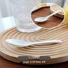 UOSO Pure White Ceramic Long-Handle Spoons