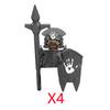 Military Building Blocks Solider Figures Movie Science Fiction Series Weapons Shield Knight Toys Gifts Medieval Mini Bricks MOC