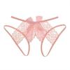 1Pc  Women's Lace Sheer Open Crotch Sexy Cosplay Lingerie Panties Lady Underwear Briefs HMM