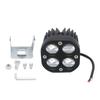 40W LED Work Light Bar Clover Lens Spot Beam Off Road Driving Lamp White Yellow Fog Lamp Headlight Car Accessories 12-80V