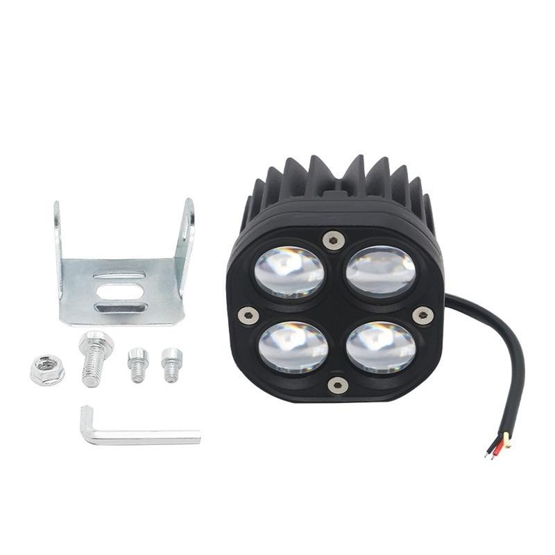 40W LED Work Light Bar Clover Lens Spot Beam Off Road Driving Lamp White Yellow Fog Lamp Headlight Car Accessories 12-80V