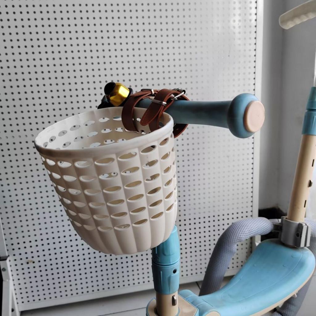 Dětská kola Vodotěsný Cyklistický Košík Kola Přední Řídítka Nákladní Košík Pro Děti s Upevňovacím Popruhem Odnímatelný