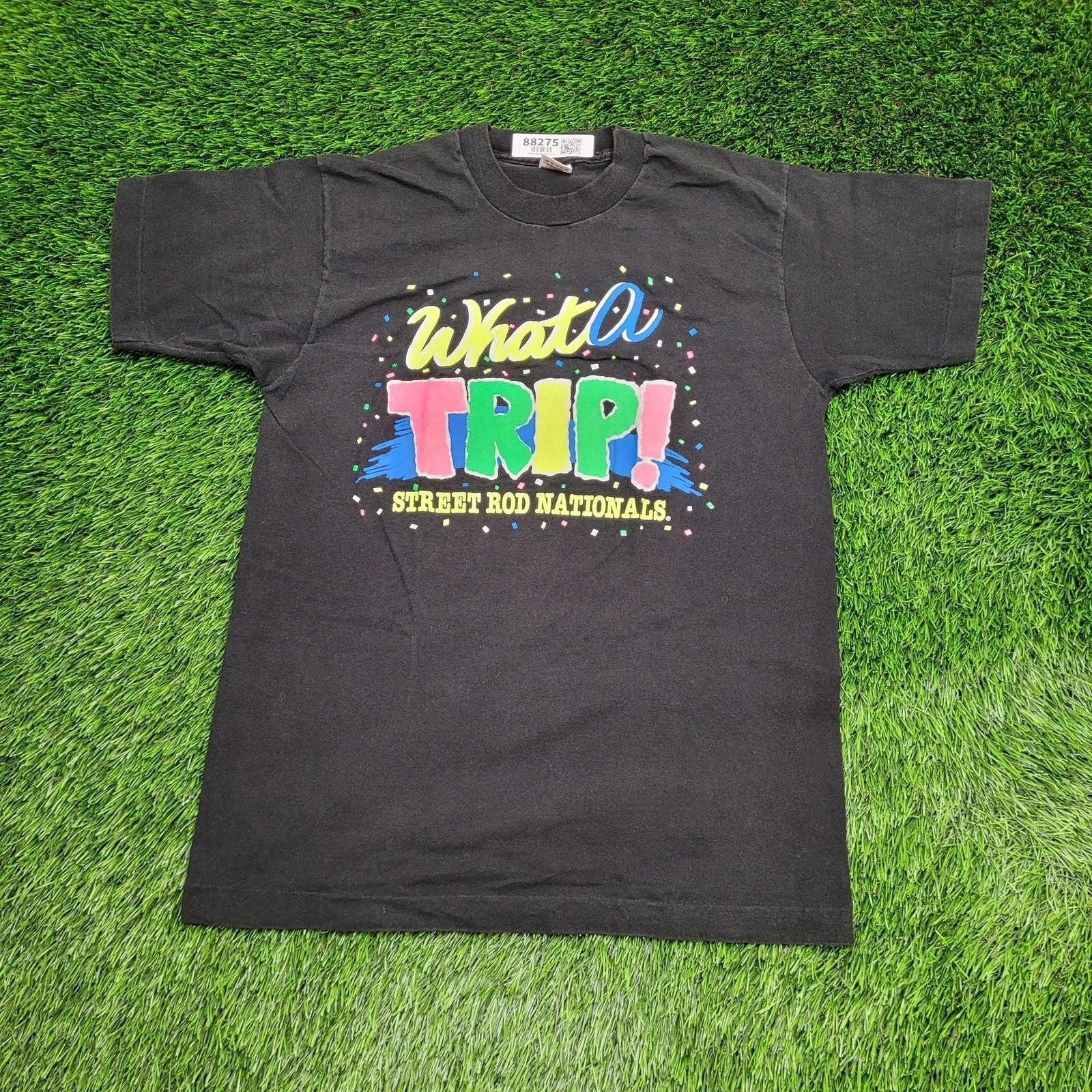 

Vintage 90s NSRA Street Rod Nationals Shirt Large 19x27 USA S