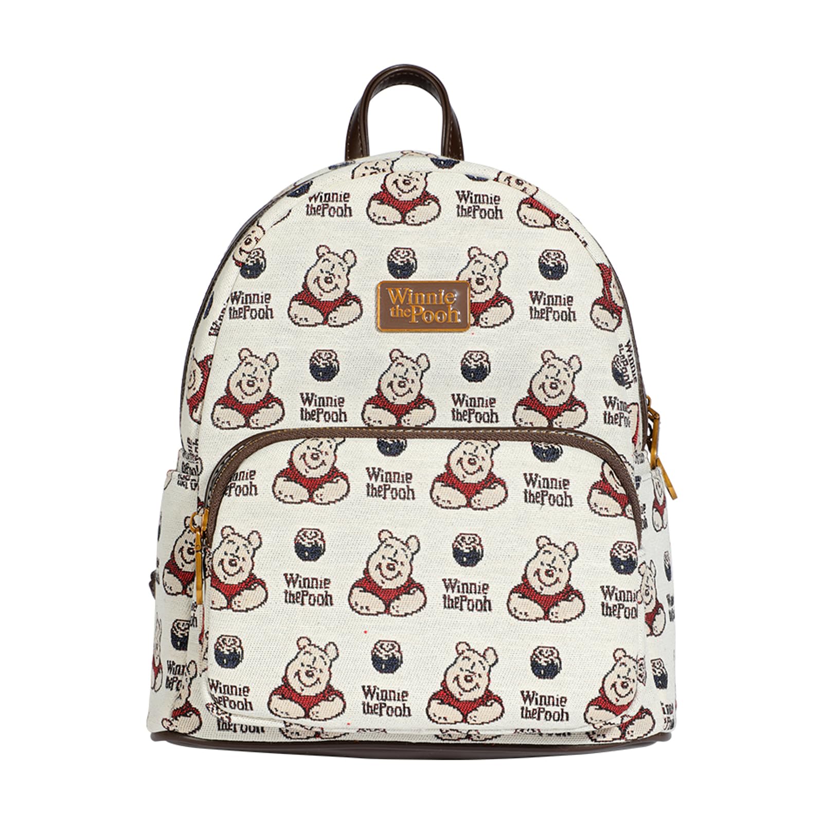 Рюкзак MESUCA Disney, Винни-Пух, Стильный Повседневный Рюкзак, Популярный Рюкзак для Мамы, Водонепроницаемый, Легкий, Большой Объем, Холщовый Рюкзак