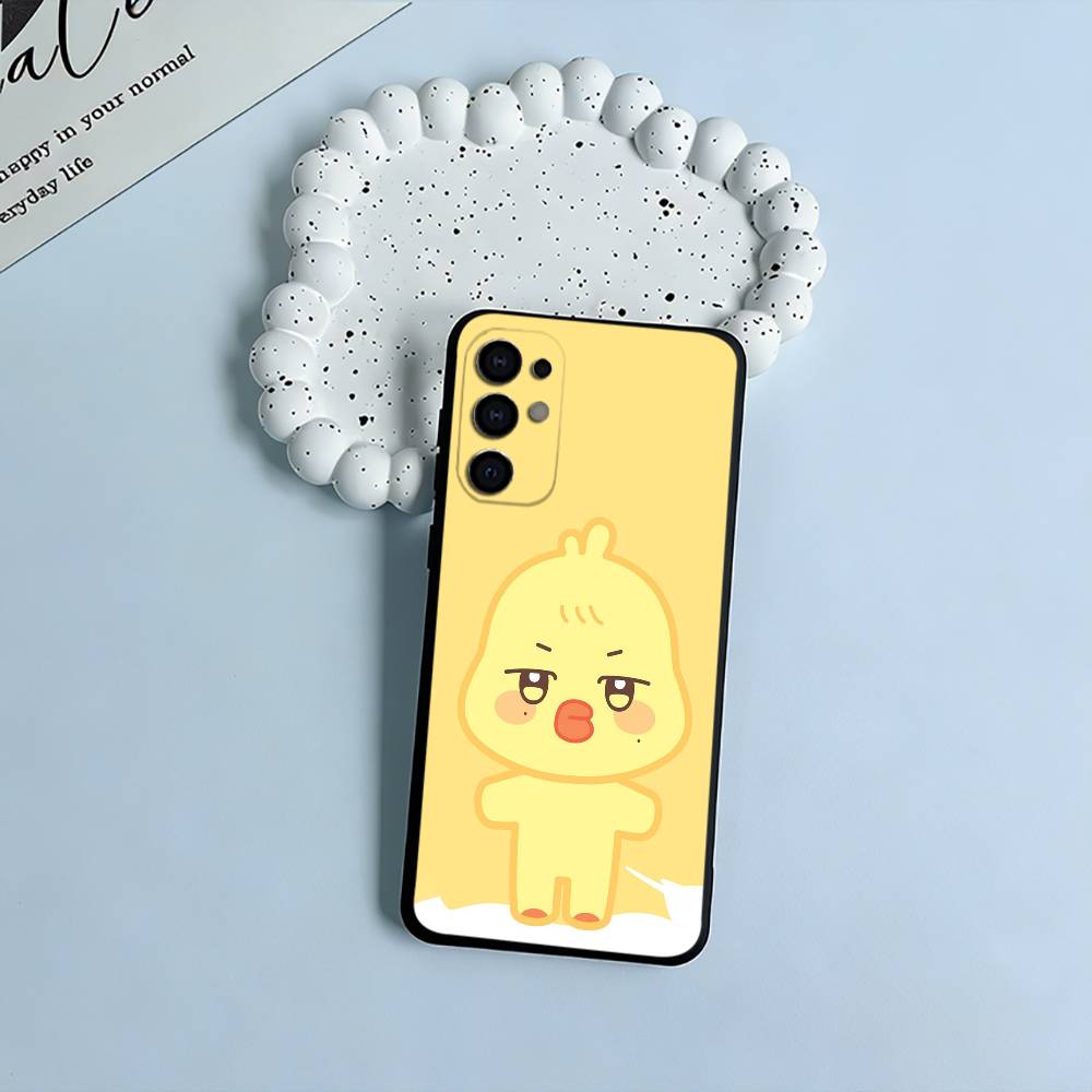 Cute-A-N-I-T-E-E-Z Black Soft Silicone Phone Case for Samsung S25, S24, S21, S22, S23, S30, Ultra, S20, Plus, FE, Lite