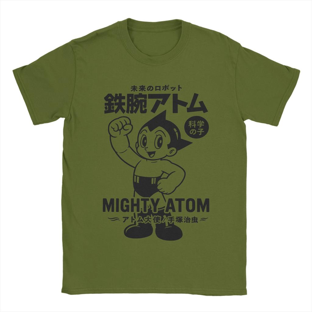 New Casual Japan Astro Boy Mighty Atom Men Short Sleeve Tee Printed Tops Kid Tshirt Children Adults Parent Child T Shirts