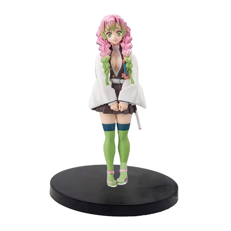 Anime Demon Slayer Kimetsu no Yaiba Figurka 15cm Nezuko Tanjirou Mitsuri Shinobu Zenitsu Kyoujurou Model Figurki Akcji Zabawka Prezenty