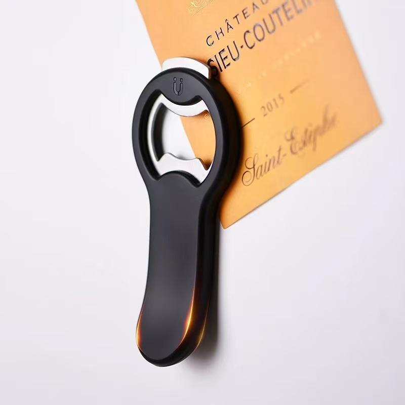 Beer Bottle Opener Magnetic Bottle Opener Refrigerator Sticker Creative Bottle Opener Portable Wine Opener 6
