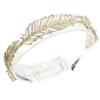 Feather Shape Rhinestone Headband for Traveling Taking Photo Girl Baroque Style Hair Hoop Wedding Party Bride Hairband