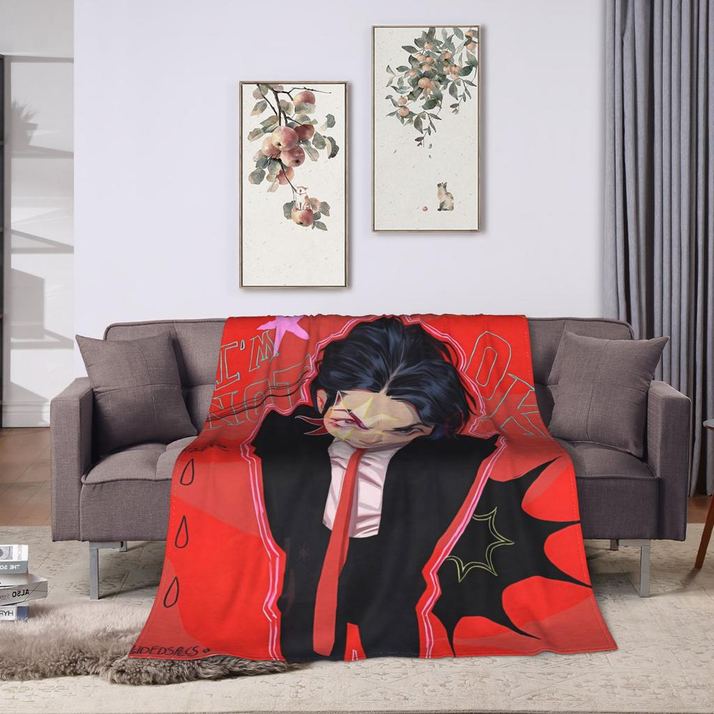 My Chemical Romance Band Blanket Soft Warm Fluffy Plush Throw Blanket For Girls Boys Living Room Flannel Bedspread Bed Cover