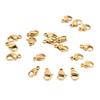 20 Pcs Lobster Clasp Vacuum Plating Stainless Steel Gold Lobster Buckle DIY Jewelry Connection Buckle