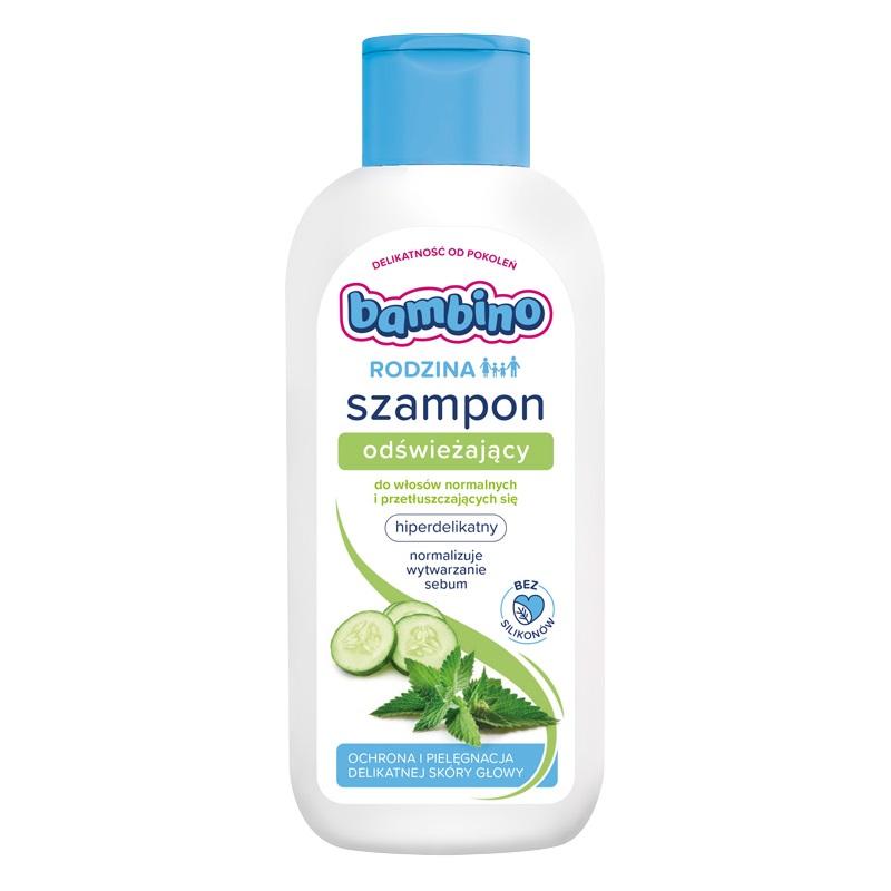 Bambino Szampon odświeżający do włosów normalnych i przetłuszczających się, 400 ml