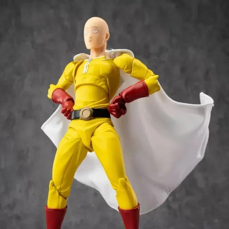 In Stock Genos Anime Action Figures Kaiyodo Revoltech Yamaguchi One Punch Man Figurine Joint Movable Model Gk Statue Kids Toys