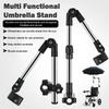 Wheelchair Umbrella Attachment Wheelchair Stroller Umbrella Attachment Stainless Steel Handle Holder Clamp Supporter Connector