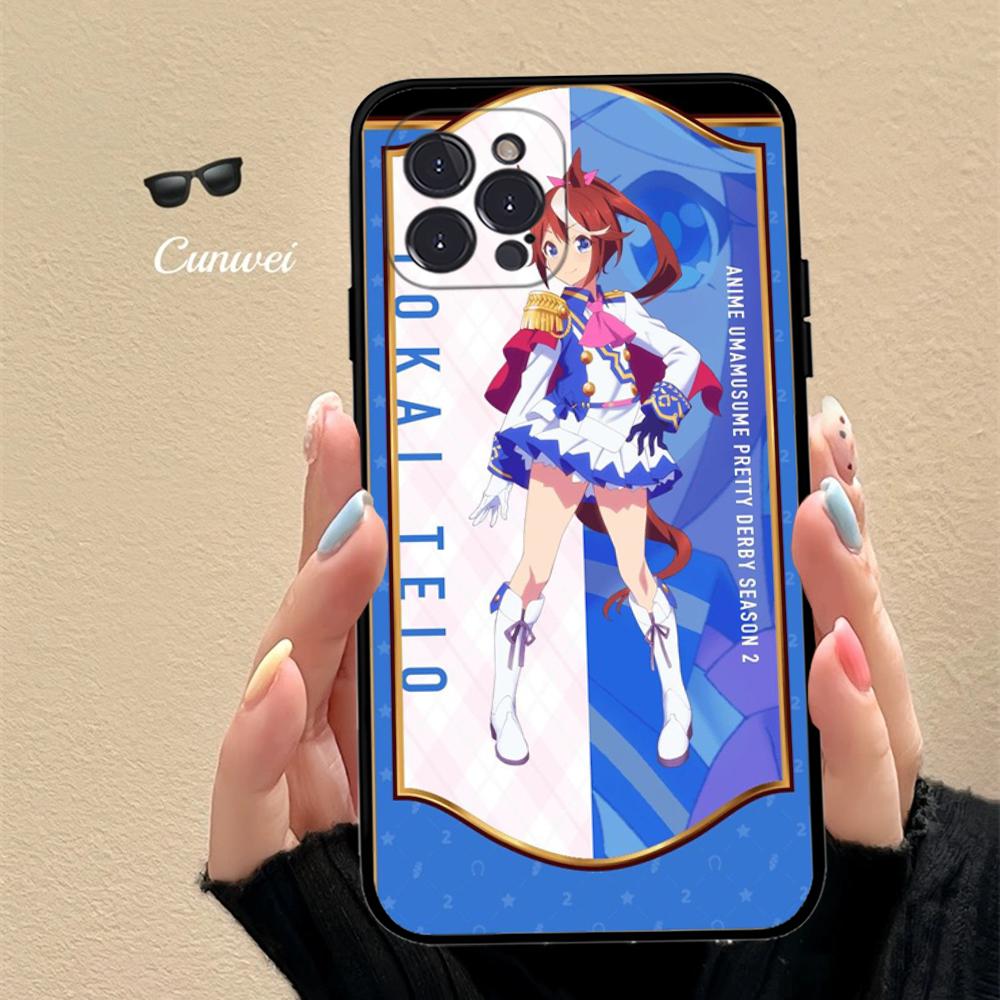 Anime Uma Musume Pretty Derby Tokai Teio Phone Case For IPhone 16 15 14 11 12 13 Mini Pro XS Max Cover 6 7 8 Plus X Funda Shell