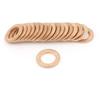 Copper Washers, 20pcs, 10mm X 16mm X 1.5mm, Flat Ring Gasket Fittings