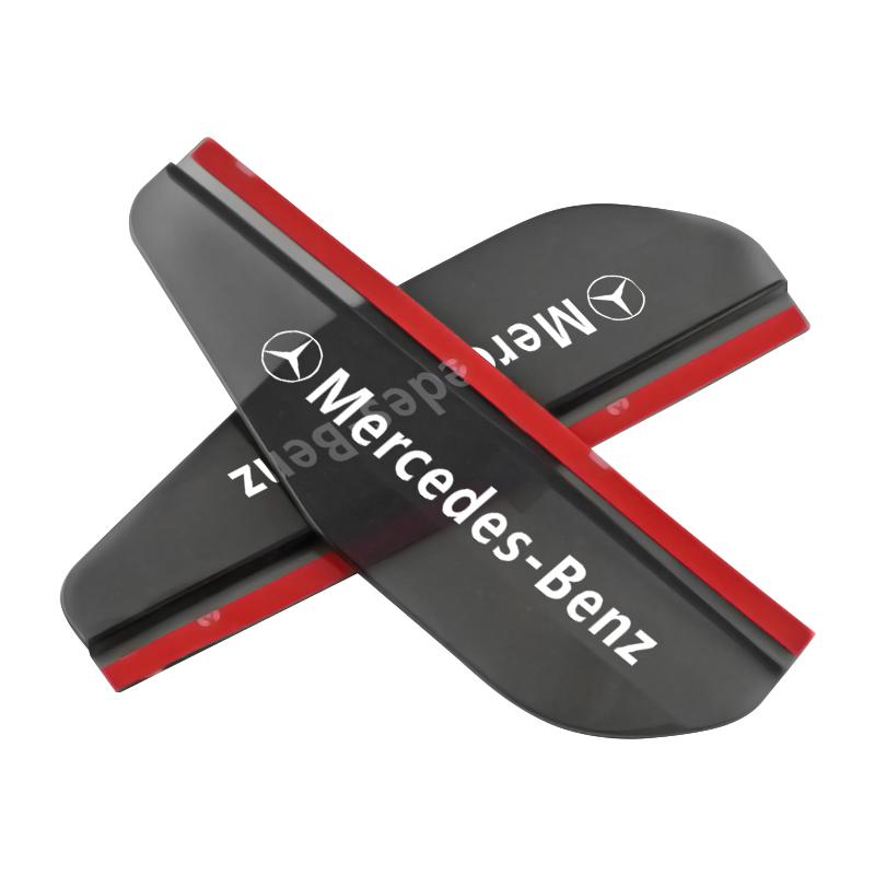 2Pcs Car Rear View Side Mirror Rain Board Eyebrow Guard Sun Visor For Mercedes-Benz AMG C500 C200 C300 A B C E GLA CLA GLK GL ML GLE