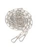 Stainless Steel Multipurpose Chain: Clothes Drying, Hanging, Pet Traction, Anti-theft, Outdoor Use.