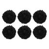 PATIKIL Fluffy Faux Fur Yarn, 32m, 6 Balls, 2cm Thick, Approx. 50g, Soft Faux Fur Fabric, Crochet, DIY Knitting Rope, Hats, Blankets, Rugs, Black