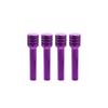 X AUTOHAUX Interior Door Lock Knob Purple 4 Pieces Car