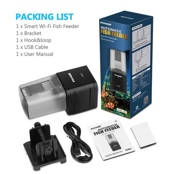 pixnor automatic fish feeder