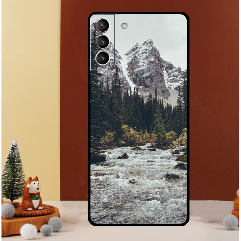 Nature Forest Mountain Case For Samsung Galaxy S24 S26 Ultra S22 S23 S25 Ultra S20 S21 Plus S10 S25 FE Cover Funda