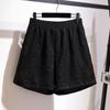 Women's Plus Size New Bright Silk Casual Pants Slimming Wide Leg Shorts