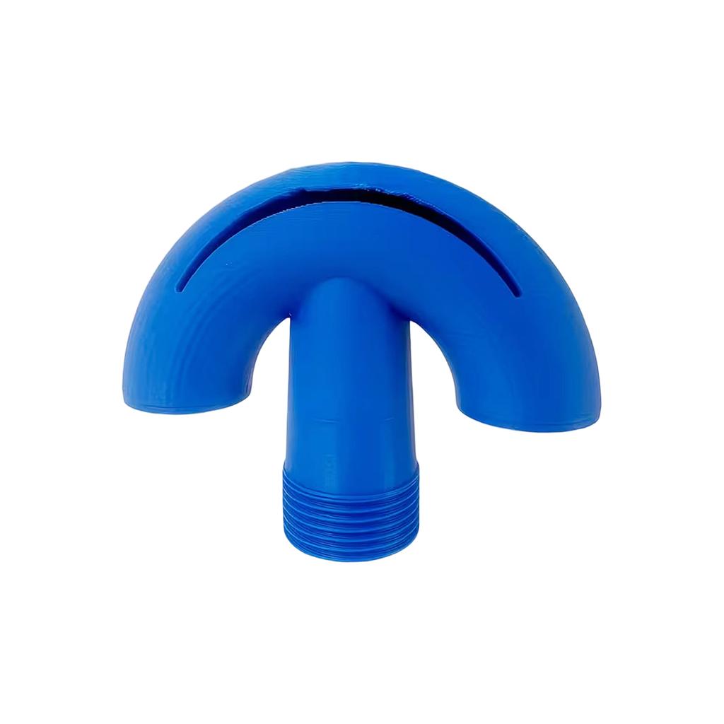 Reusable Threaded Fan Shape Waterfall Nozzle for Swimming Pool Return Water Fountain Durable Plastic Construction Suitable for Various Pool Systems