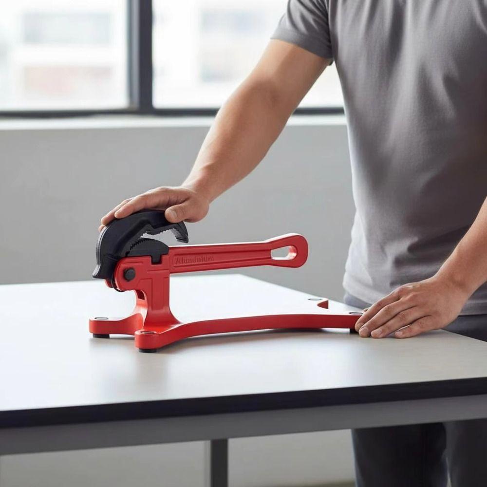 Lightweight Portable Pipe Vise Heavy Duty Aluminum Tube Pipe Tightening Vise Multifunctional Hand-held Bench-mounted Pipe Vise