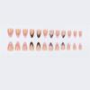 Reusable Press On Nail With Leopard Print 3D Bows Design Hypoallergenics ABS Material Instants Manicure Solution For Busy Women