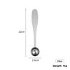 4g Stainless Steel Measuring Spoon, Ins Style Integrated Powder Scoop for Coffee Milk Tea Baking Kitchen Seasoning Tools