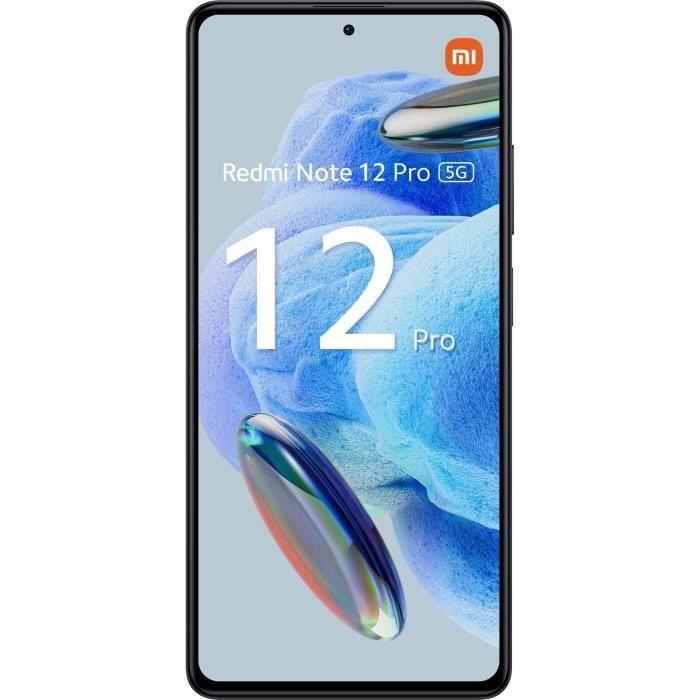 Smartphone XIAOMI Redmi Note 12 Pro 5G - 128Go - Noir - Double SIM - Lecteur d'empreintes digitales