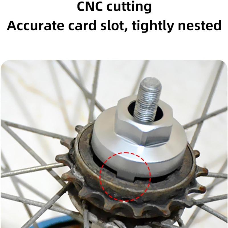 Bicycle Flywheel Disassembly Tool, Single Speed BMX 4-slot Wheel Hub Installation Wrench, Convenient Maintenance  Tool