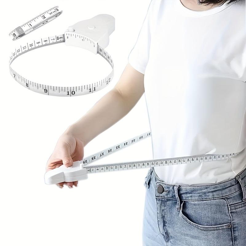 

Автоматическая выдвижная рулетка для измерения параметров тела и снижения веса, точная рулетка для пошива одежды, шитья, фитнеса, рукоделия, создания одежды белый