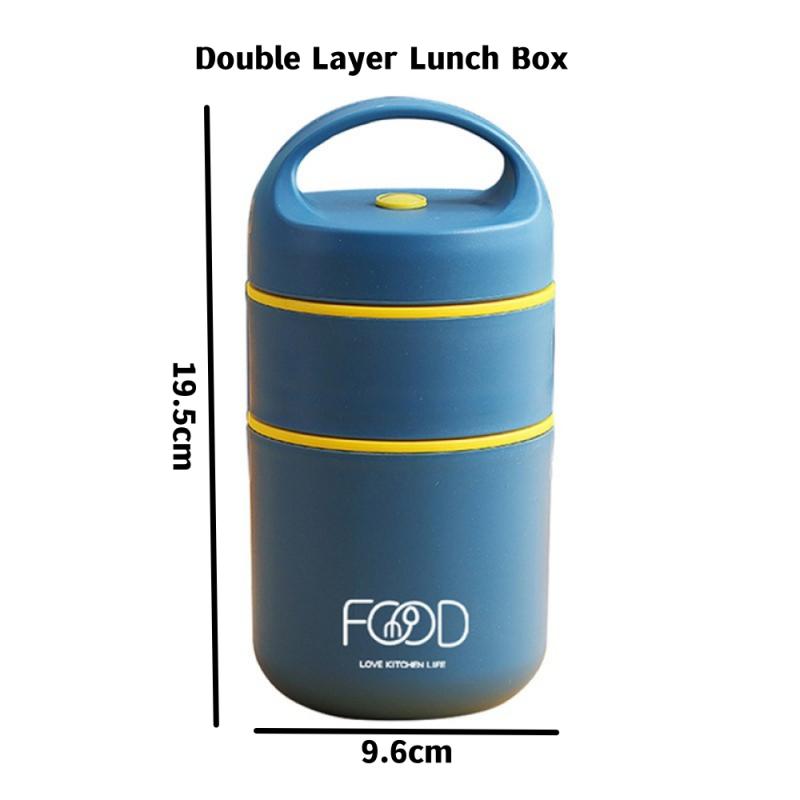 Çift Katmanlı Yalıtımlı Öğle Yemeği Çantası Yüksek Kapasiteli Piknik Bento Kutusu Yemek Kese Gıda Termal Soğutucu Teslimat Çantaları Kadın Erkek için