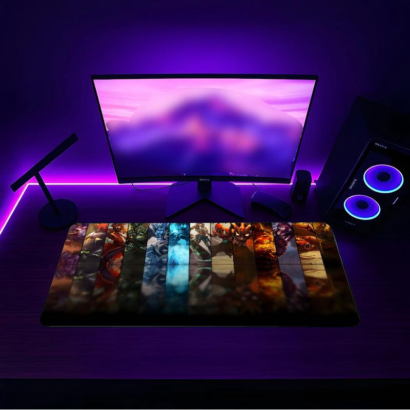 DOTA 2 (5) Mouse pad with a non slip rubber base suitable for home offices and an ideal gift for gamers