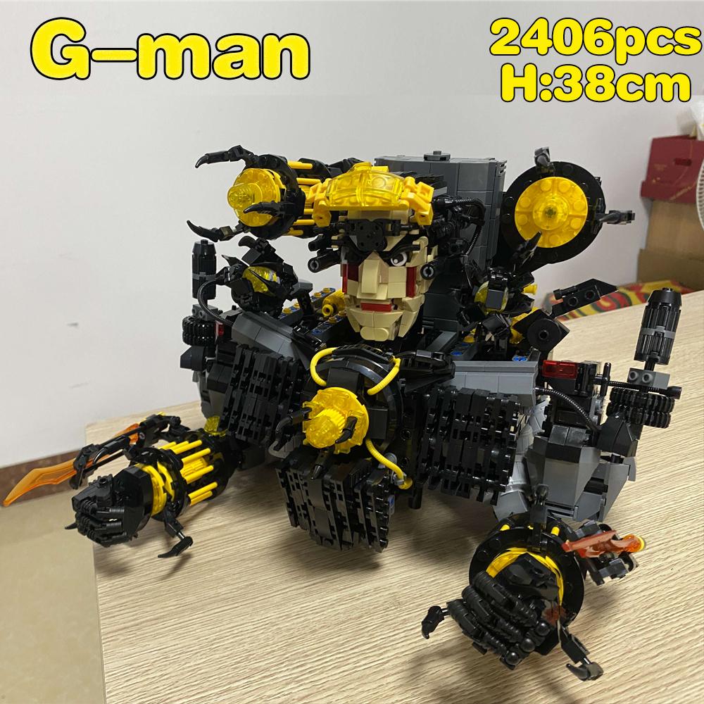 Christmas Toys Skibidi Toilet The Audio Man and TV Titan Man Speakerman Moc Building Blocks For Toys DIY Bricks Toy Set