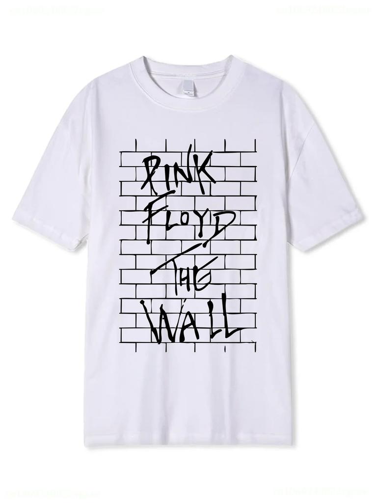 Streetwear Léto Růžové Bavlněné tričko Unisex Trička s krátkým rukávem Unisex Oblečení Hard Rock Band Vintage Topy FloydS Hip Hop Oblečení