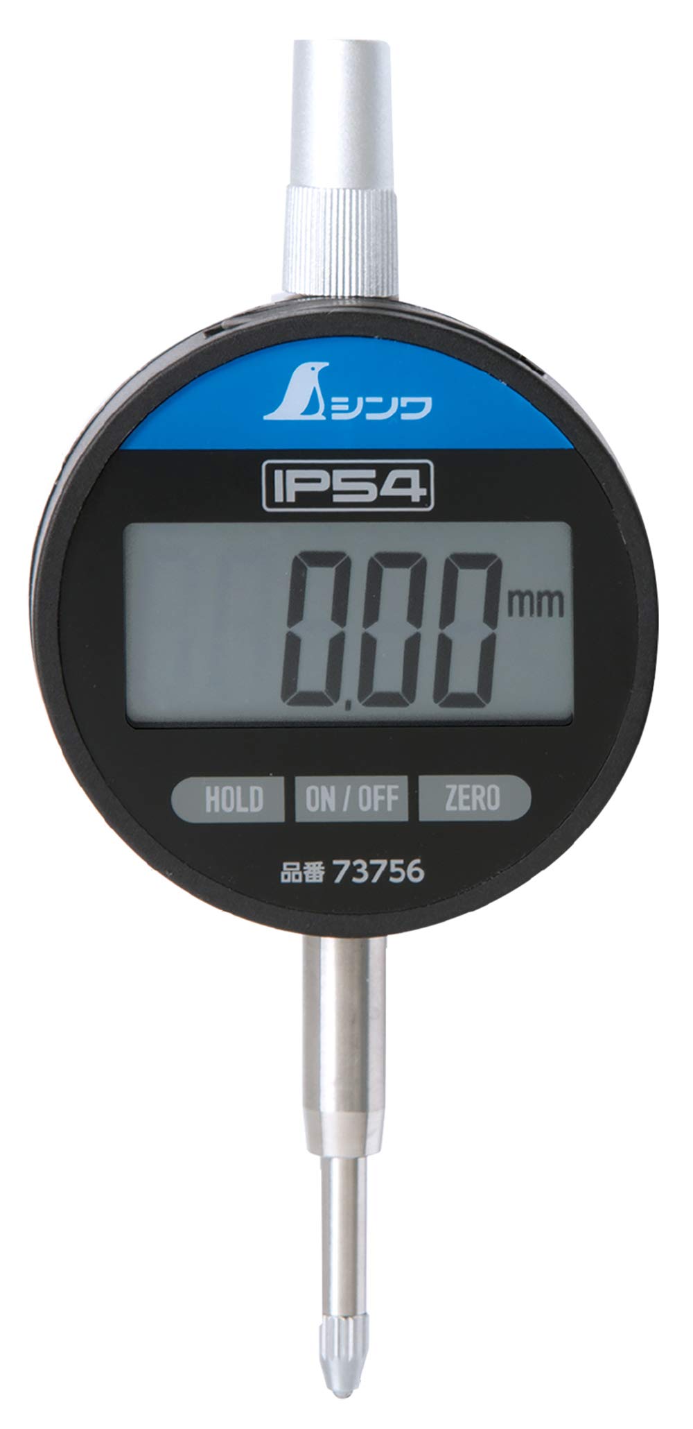 

Shinwa Sokutei Digital Indicator Dustproof and Waterproof 73756 0.01mm/12.7mm