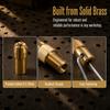 3 sets 0.5-3mm Capacity Brass Drill Chuck 4 Jaw Electric Drill Chuck  For Rotary Tools