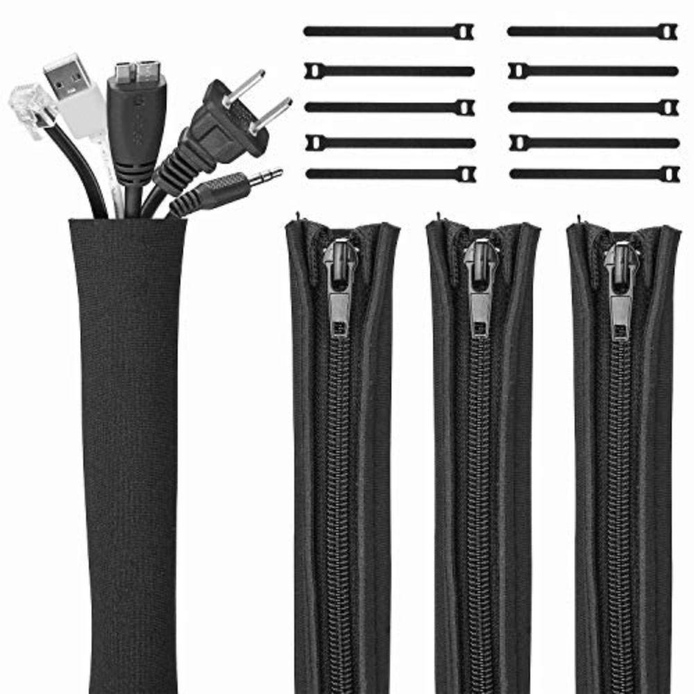 Data Cable Cable Management Sleeve Computer Cable Storage Cover  Computer Setup