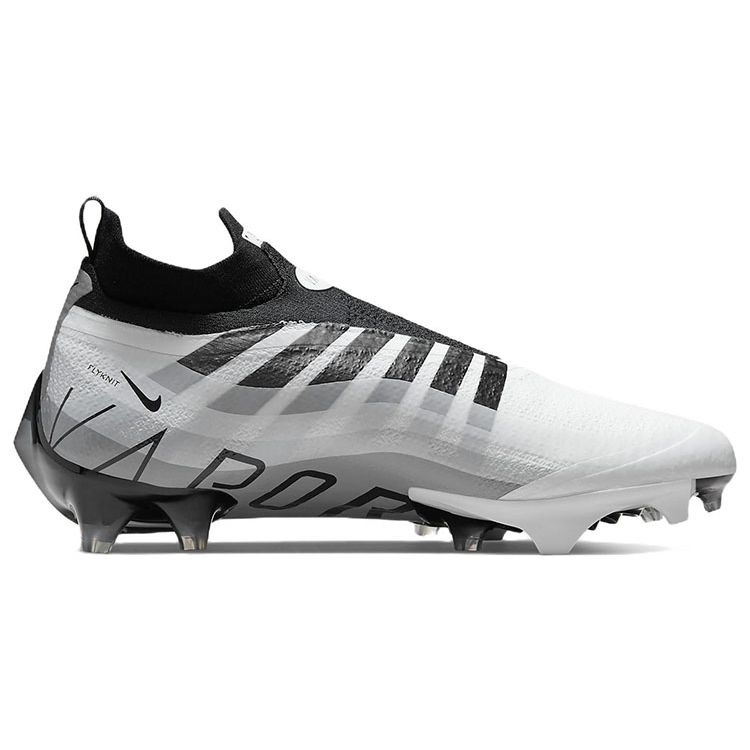 Nike Vapor Edge Elite 360 Flyknit Weiß Metallic-Silber Herren Sneaker Hellrauchgrau Schwarz DQ3558-100