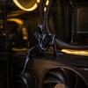 3D-gedruckte Anubis-Statue, Ägyptische Mythologie Sammlerstück Heimdekoration, Hochdetaillierte Schakalgott-Skulptur mit geschnitzter Muskulatur für Büro Gaming