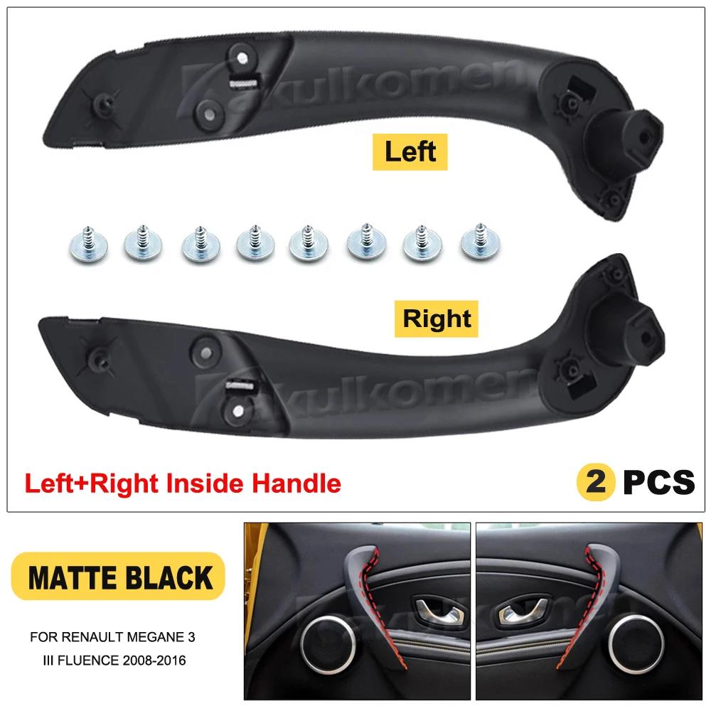 For Renault Megane 3 III Fluence 2008-2016 Interior Front Left Right Inner Door Handle Ide Outer Cover 809600015R 197012651