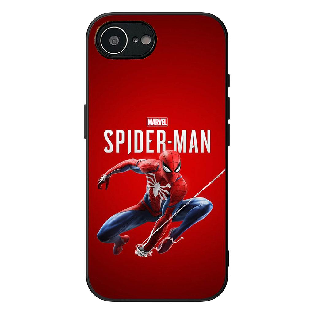 Logo Marvel Uomo Ragno Spiderman Cover Custodia per Telefono per Apple iPhone 17 16 11 Pro XS Max XR 6 7 8 Plus 16E SE 2020 Air 5 SE2