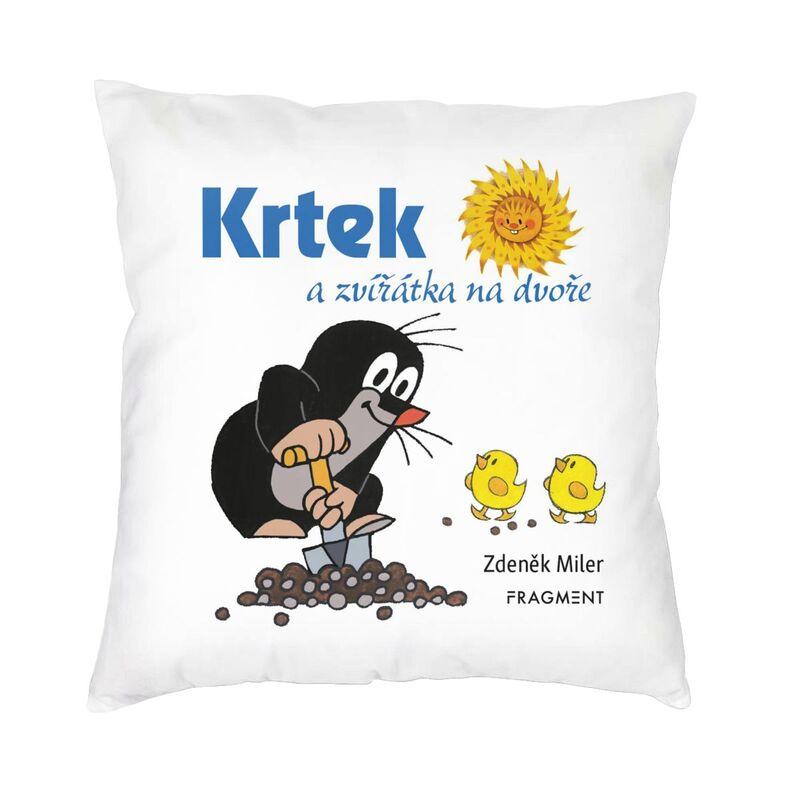 

Cartoon Happy Mole Square Throw Pillow Cover Decoration 3D Double Side Print Cartoon Krtek Little Maulwurf Cushion Cover Sofa 30x30cm 12x12in