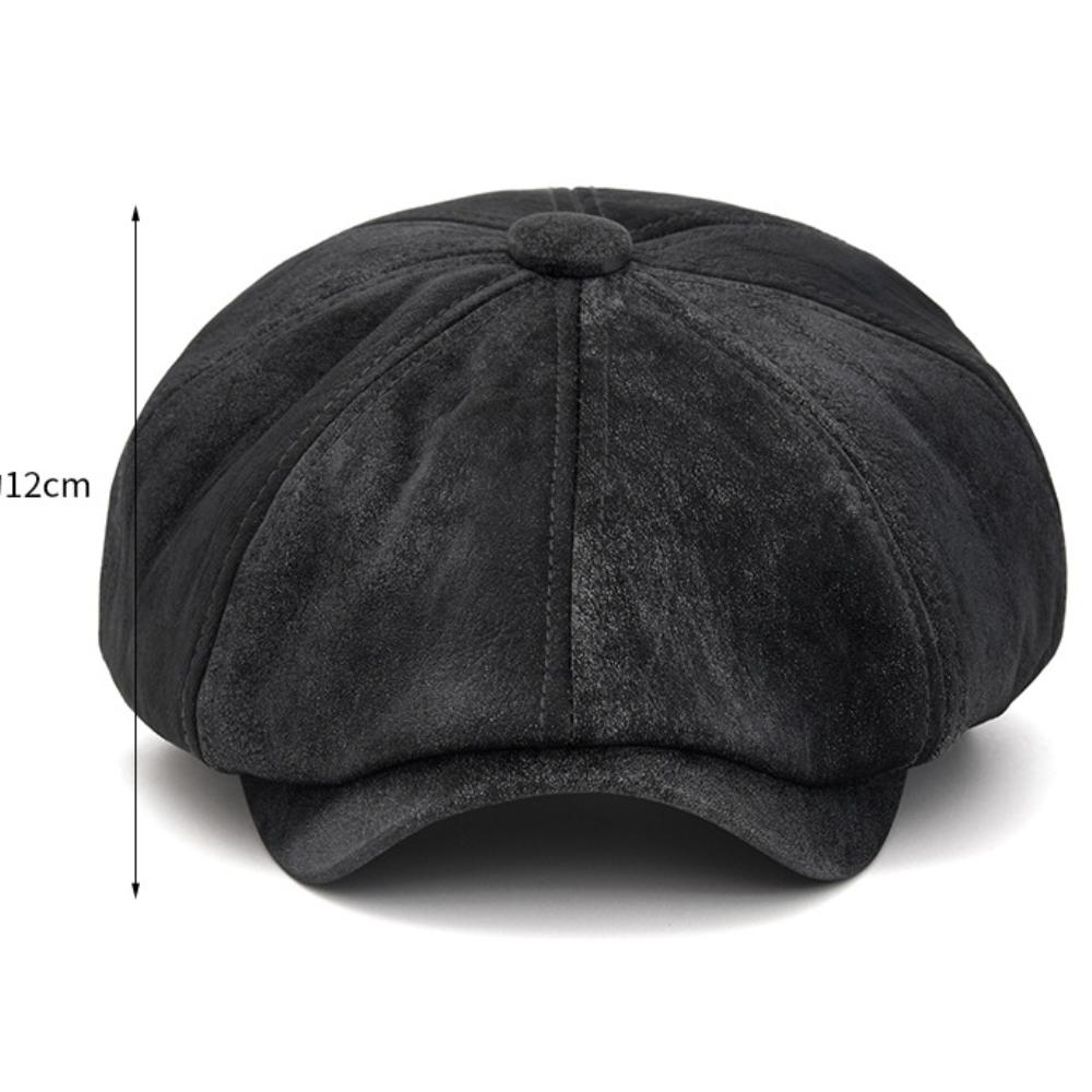 HT4969 Beret New High Quality Autumn Winter Hats for Men Women Artist Painter Beret Hat Male Female Flat Cap Octagonal Beret Cap
