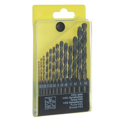 13Pcs High-Speed Steel Drill Bit Hard Metal HSS Twist Bit Stainless Steel Drilling Twist Drill Set